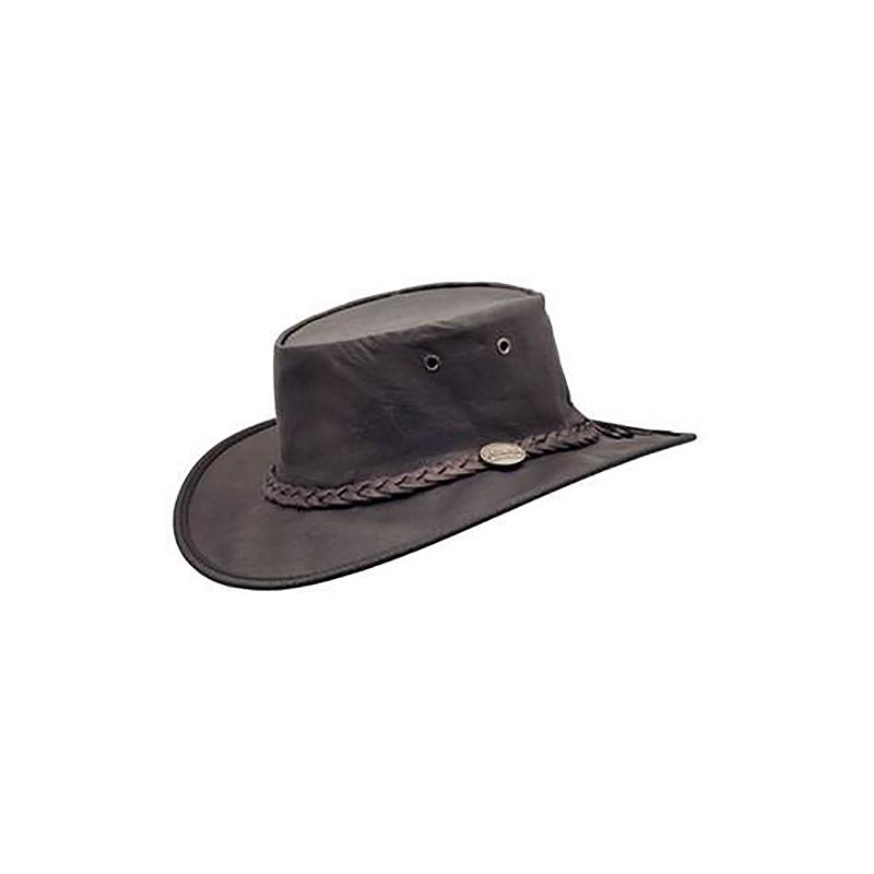 Australien chapeau cuir noir Scippis