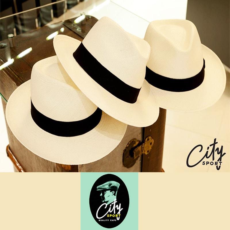 Sombreros panamá clásico blanco City Sport