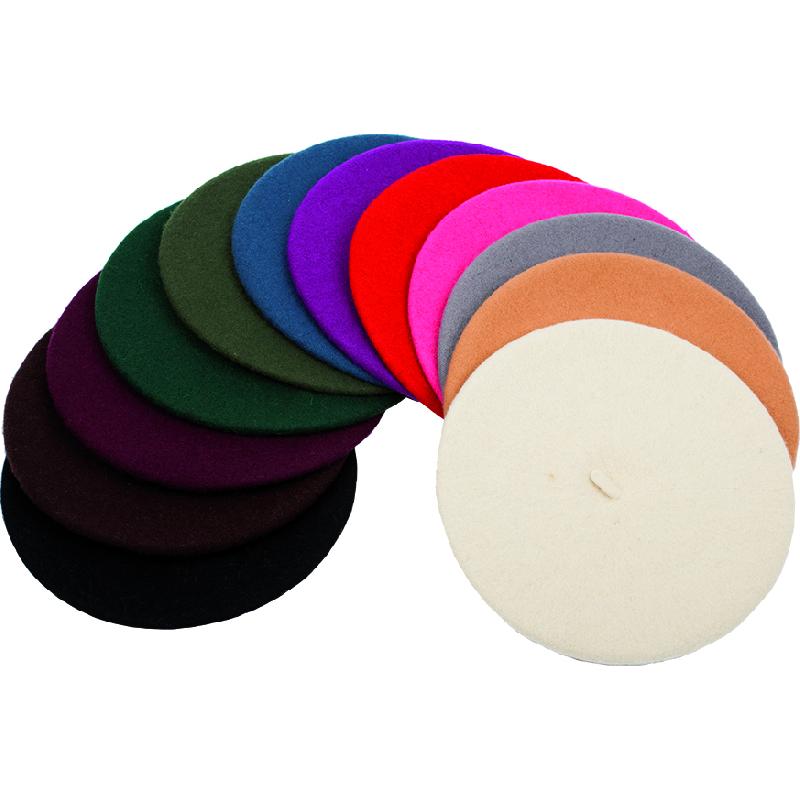  Various colors beret 