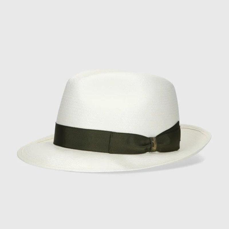  Borsalino white Panama hat  Brands Borsalino