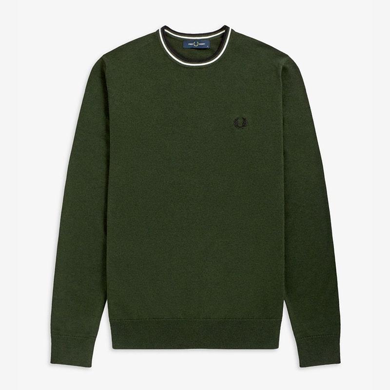  Jersey Fred Perry verde  Fred Perry