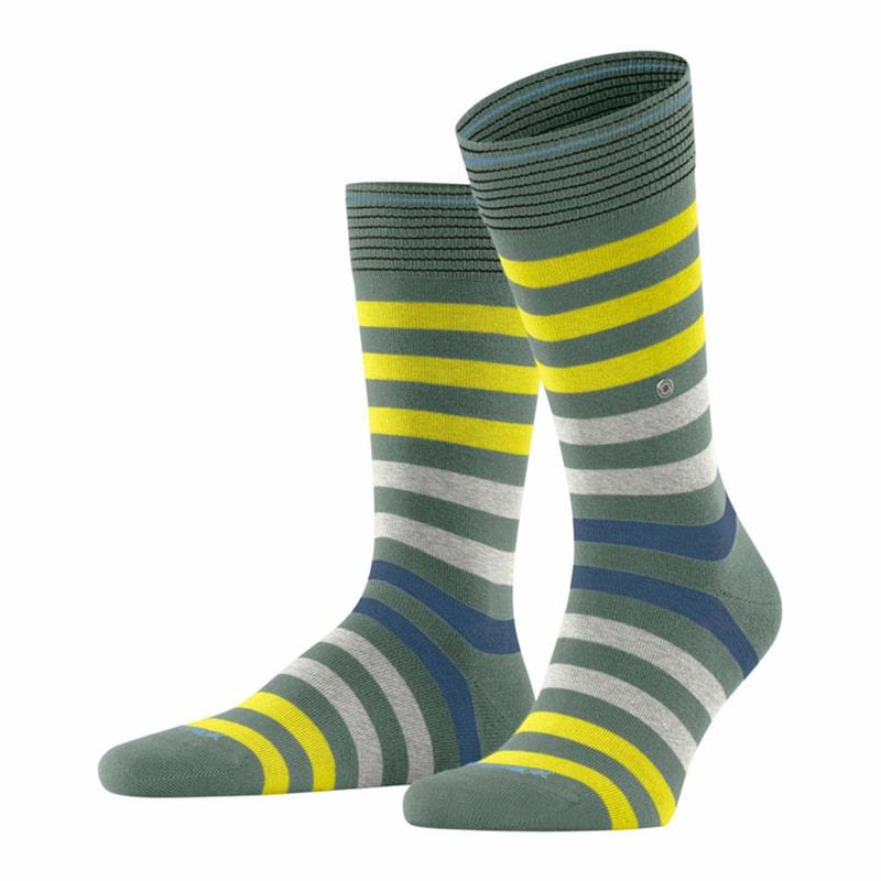  Burlington sock yellow stripe Brands Burlington