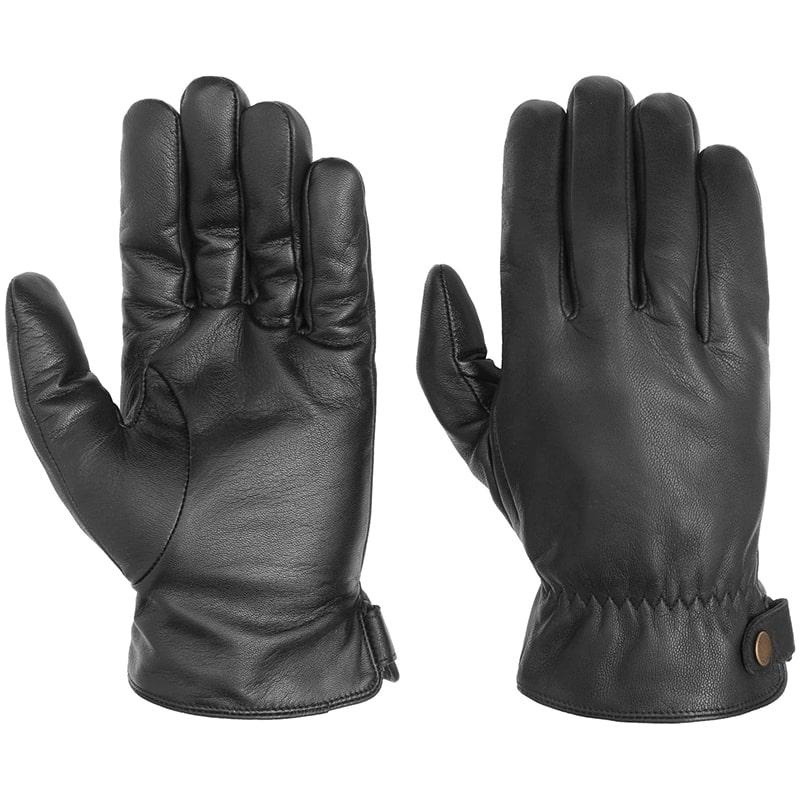  Gloves leather black Brands Stetson