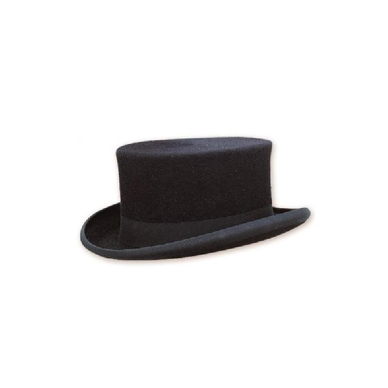 Sombrero copa baja negro